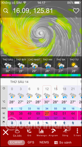 How to track storms directly on the browser, phone Picture 17