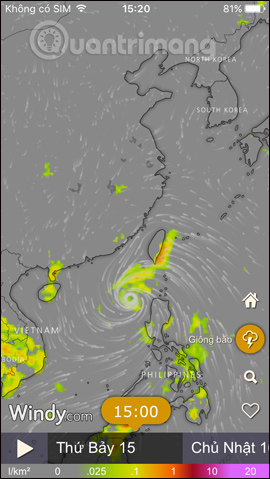 How To Track Storms Directly On The Browser, Phone - TipsMake.com