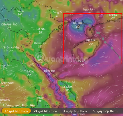How to track storms directly on the browser, phone Picture 5