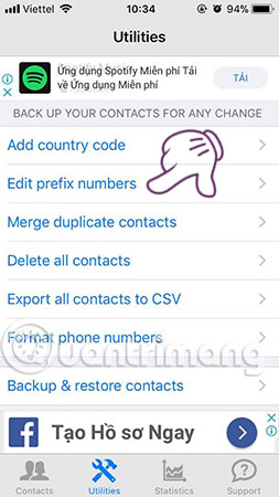 How to transfer 11 subscribers to 10 numbers in the iPhone phone book Picture 3