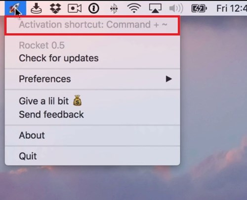 How to transfer and run the application right on the Touch Bar Picture 3