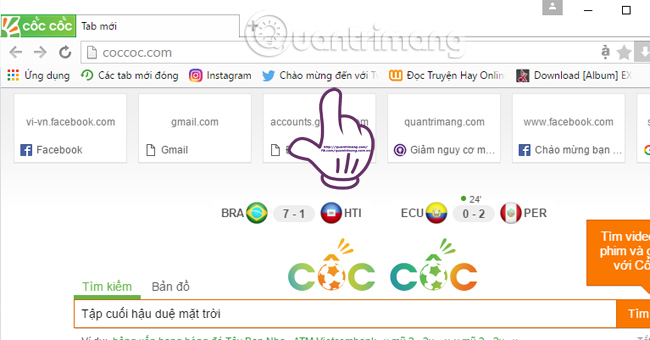 How to transfer bookmarks from Google Chrome to Coc Coc Picture 6