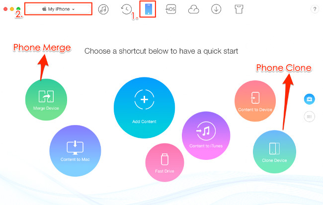 How to transfer data from old iPhone to new iPhone with AnyTrans Picture 1