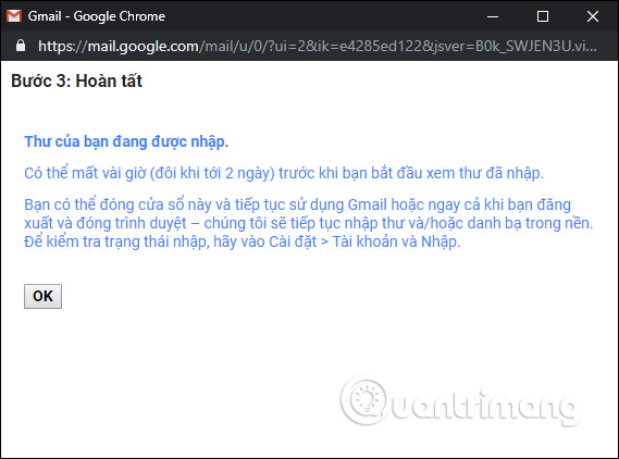 How to transfer emails from old Gmail to a new account Picture 13