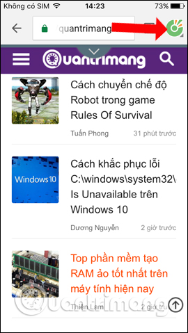 How to transfer files from computer to phone on Coc Coc Picture 5
