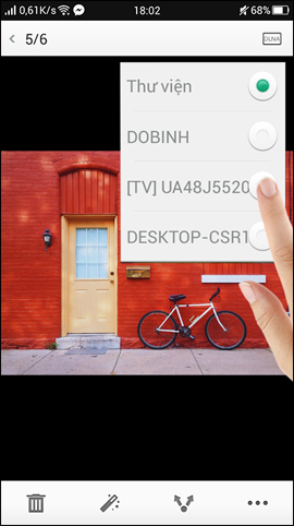 How to transfer images from phone to TV using DLNA Picture 6
