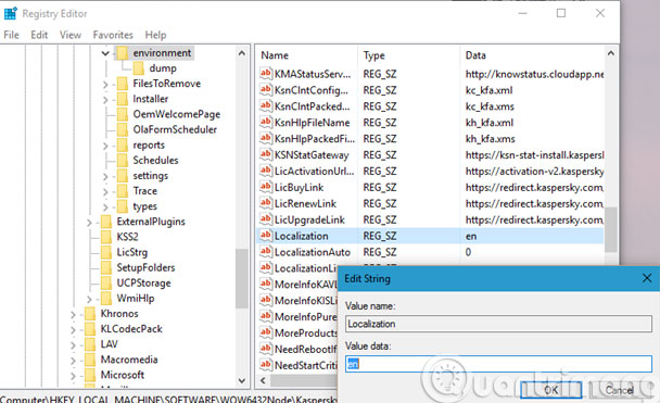 How to transfer Kaspersky Free Antivirus to English interface Picture 8