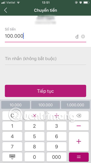 How to transfer money with Momo wallet Picture 4