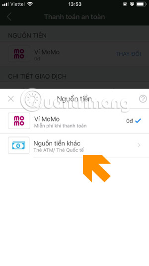 How to transfer money with Momo wallet - TipsMake.com