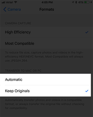 How to transfer photos and videos from iPhone iOS 11 to PC with compatible formats Picture 6
