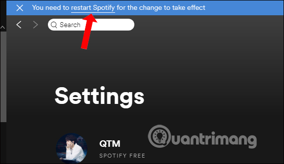How to transfer Spotify interface to Vietnamese Picture 3