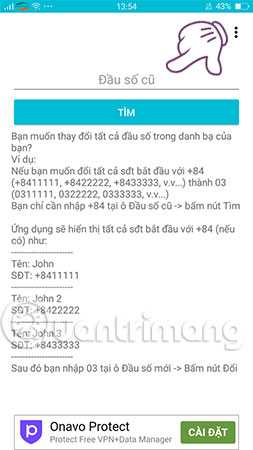 How to transfer subscribers 11 numbers to 10 numbers in Android phone book Picture 20