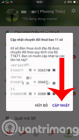 How to transfer subscribers 11 numbers to 10 numbers in Android phone book Picture 6