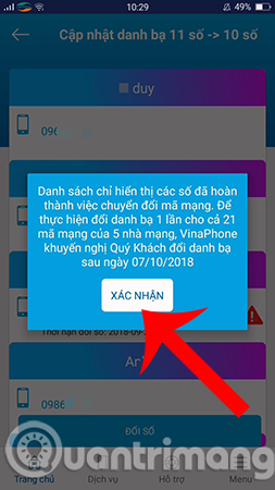 How to transfer subscribers 11 numbers to 10 numbers in Android phone book Picture 9