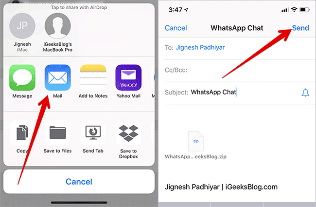 How to transfer WhatsApp chat history from Android to iPhone Picture 7