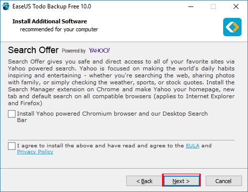 How to transfer Windows to a new hard drive using EaseUS Todo Backup Picture 2