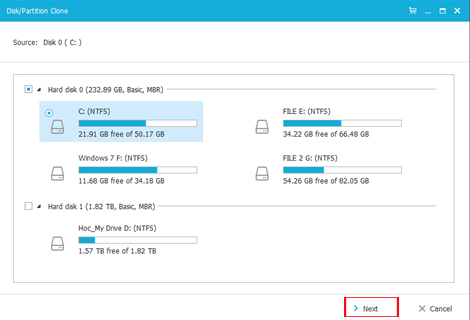 How to transfer Windows to a new hard drive using EaseUS Todo Backup Picture 4