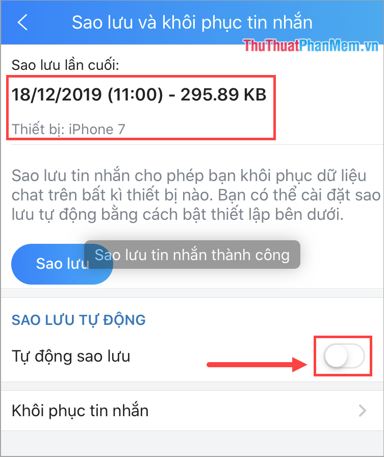 How to transfer Zalo messages to other phones Picture 4