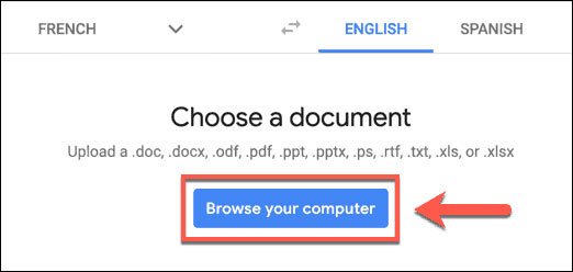 How to translate a PDF document Picture 2