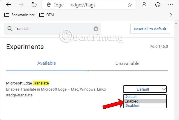 How to translate English Vietnamese on Microsoft Edge Chromium Picture 5