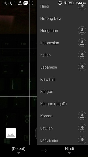How to translate images, translate words on photos for Android Picture 7