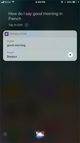 How to translate many languages ​​on Siri iOS 11 Picture 7