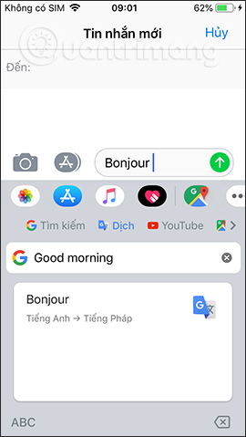 How to translate messages on the Gboard keyboard application Picture 10