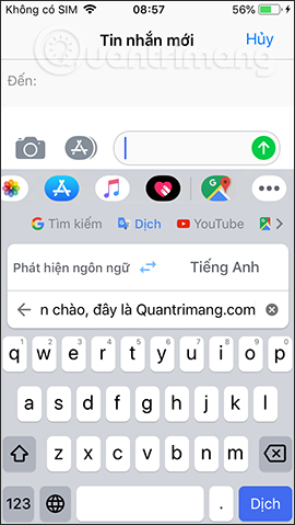 How to translate messages on the Gboard keyboard application Picture 6