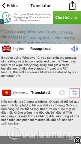 How to translate text on photos for iPhone with Translate Photo Picture 11