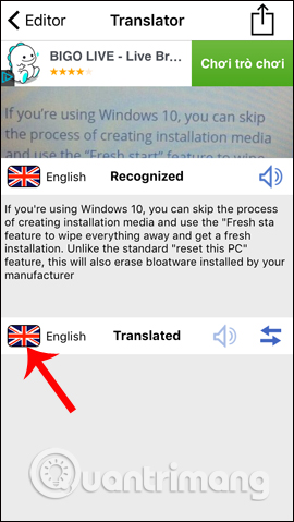 How to translate text on photos for iPhone with Translate Photo Picture 9