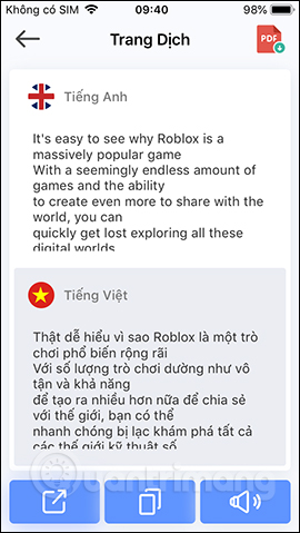 How to translate text, photos, objects on TripLens Picture 11