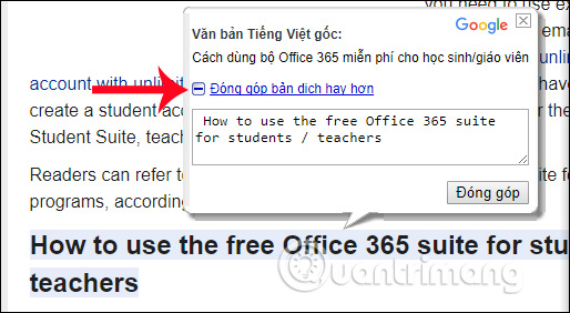 How to translate web pages into Vietnamese, English or any language Picture 10