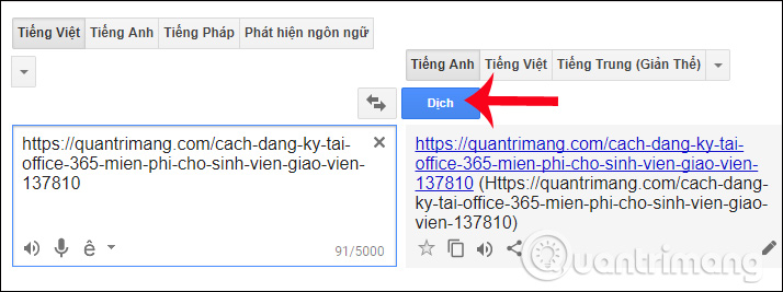 How to translate web pages into Vietnamese, English or any language Picture 6