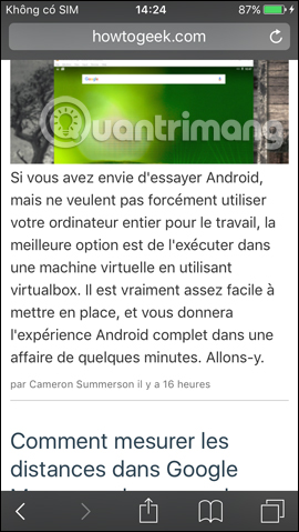 How to translate web pages on Safari browser with Microsoft Translator Picture 13