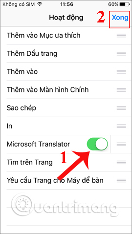 How to translate web pages on Safari browser with Microsoft Translator Picture 5