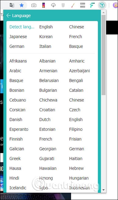 How to translate words in photos on Chrome using Translate Man Plus Picture 4