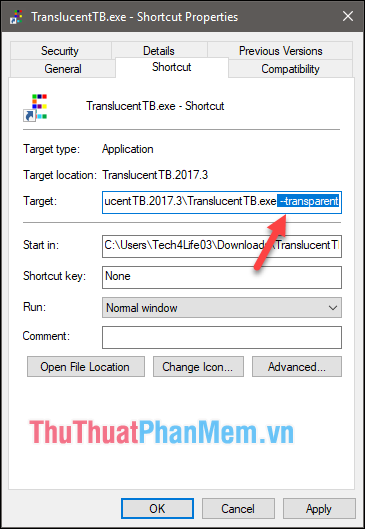 How to transparent Taskbar in Windows 10 Picture 8