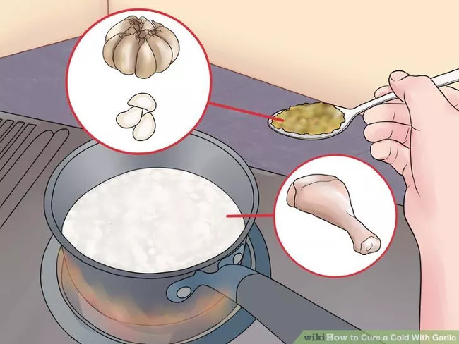 How to treat flu with garlic effectively does not require medication Picture 4