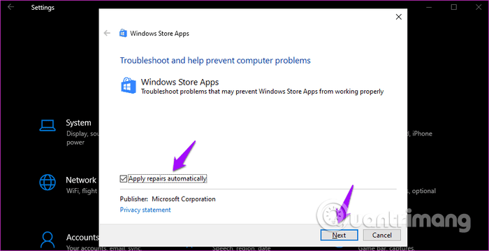 How to troubleshoot Calculator loss in Windows 10 Picture 10