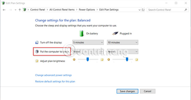 How to troubleshoot problems with Sleep mode in Windows 10 - TipsMake.com