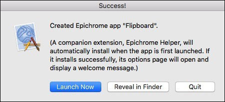 How to turn a website into a Mac application with Epichrome Picture 8