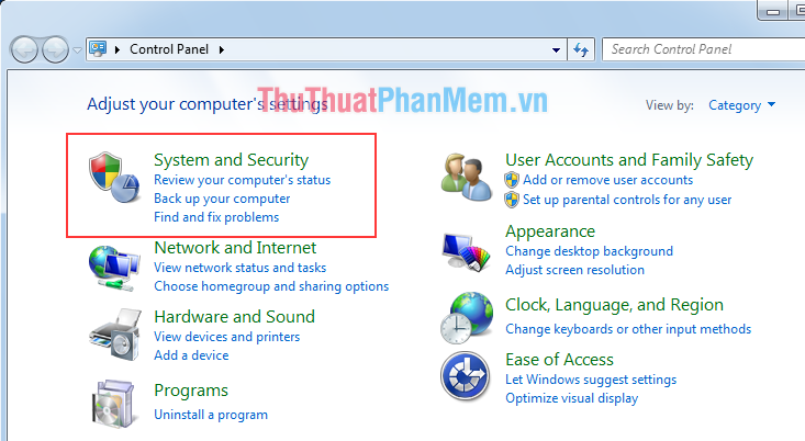 How to turn firewall (Firewall) on Win 7 Picture 3