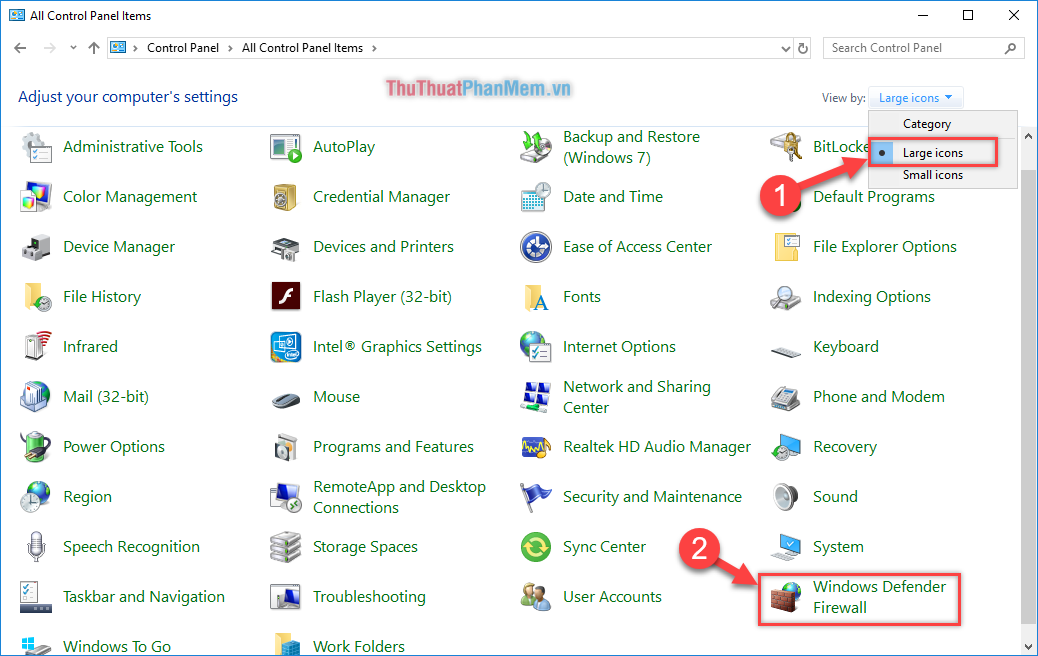 How to turn firewall on and off in Windows 10 Picture 3