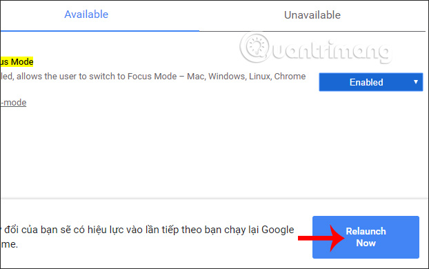 How to turn Focus Mode on Chrome Picture 4