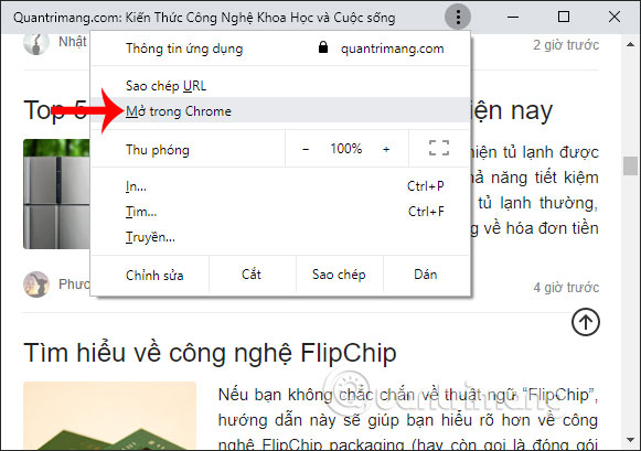 How to turn Focus Mode on Chrome Picture 8