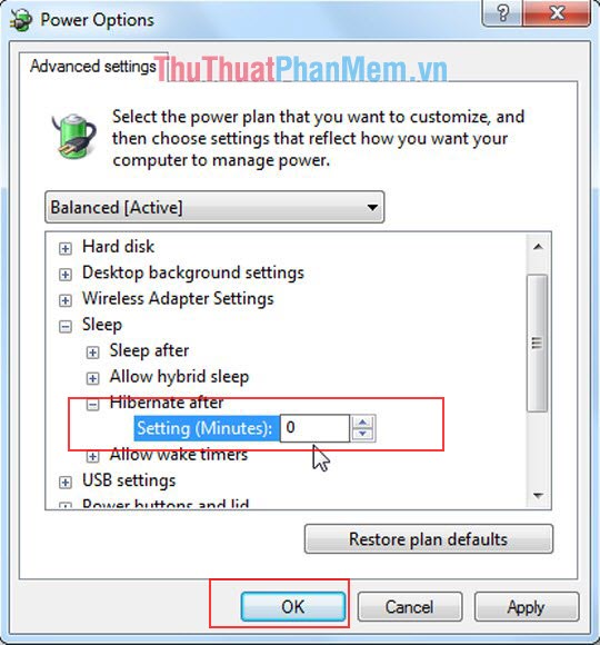 How to turn hibernate (Hibernate) in Windows 7 Picture 7