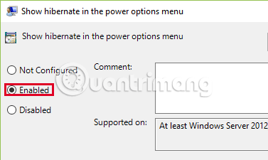 How to turn Hibernate hibernation on Windows 10 Picture 10