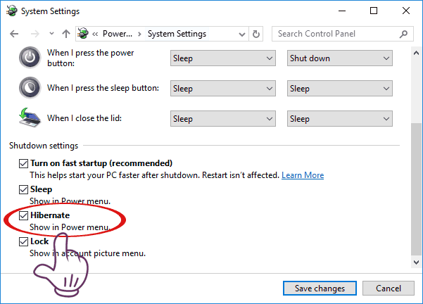 How to turn Hibernate hibernation on Windows 10 Picture 7
