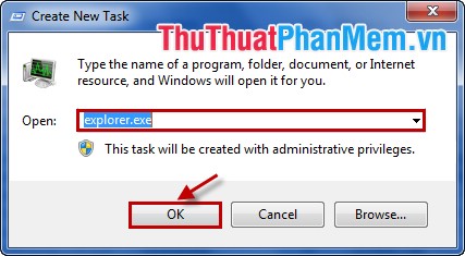 How to turn it back on, restart Windows Explorer when it hangs Picture 7