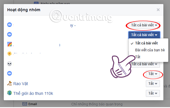 How to turn off all notifications from Groups on Facebook Picture 4